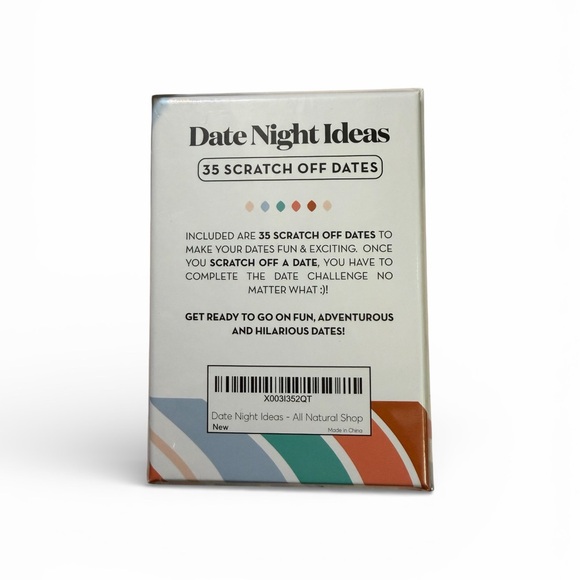 ✨NIB - Date Night Ideas – 35 Scratch-Off Date Card Game✨ - Picture 2 of 3